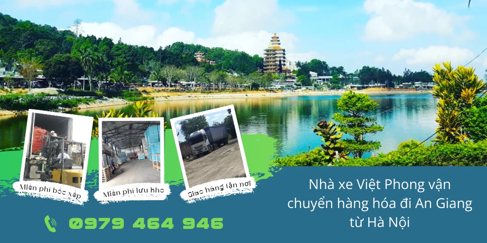 Nhà xe Việt Phong vận chuyển hàng hóa đi An Giang từ Hà Nội