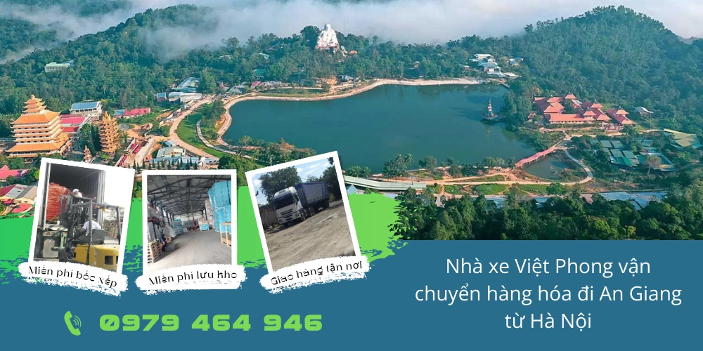 Nhà xe Việt Phong vận chuyển hàng hóa đi An Giang từ Hà Nội