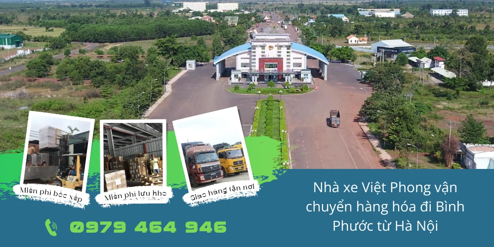 Nhà xe Việt Phong vận chuyển hàng hóa đi Bình Phước từ Hà Nội