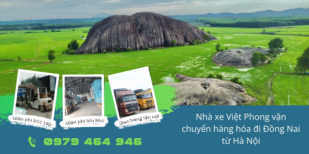 Nhà xe Việt Phong vận chuyển hàng hóa đi Đồng Nai từ Hà Nội