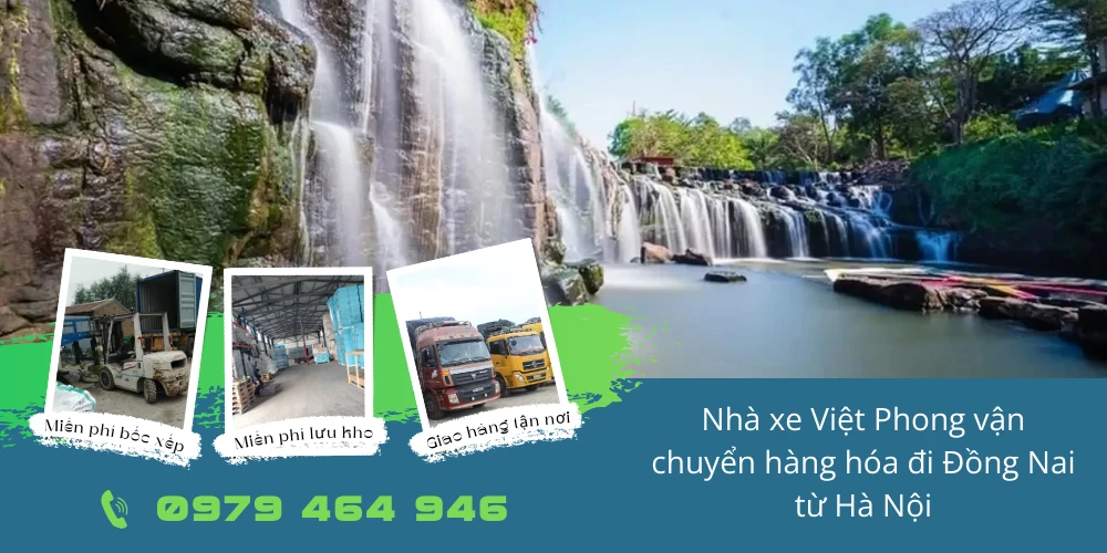 Nhà xe Việt Phong vận chuyển hàng hóa đi Đồng Nai từ Hà Nội