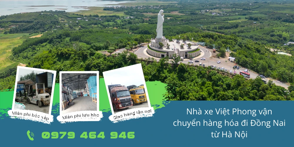 Nhà xe Việt Phong vận chuyển hàng hóa đi Đồng Nai từ Hà Nội