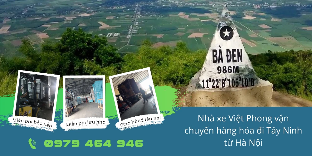 Nhà xe Việt Phong vận chuyển hàng hóa đi Tây Ninh từ Hà Nội