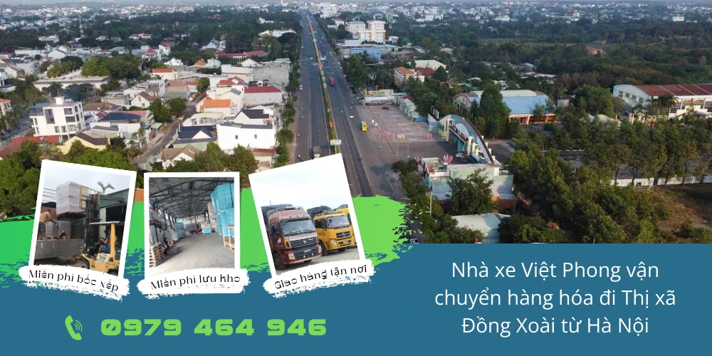 Nhà xe Việt Phong vận chuyển hàng hóa đi Thị xã Đồng Xoài từ Hà Nội