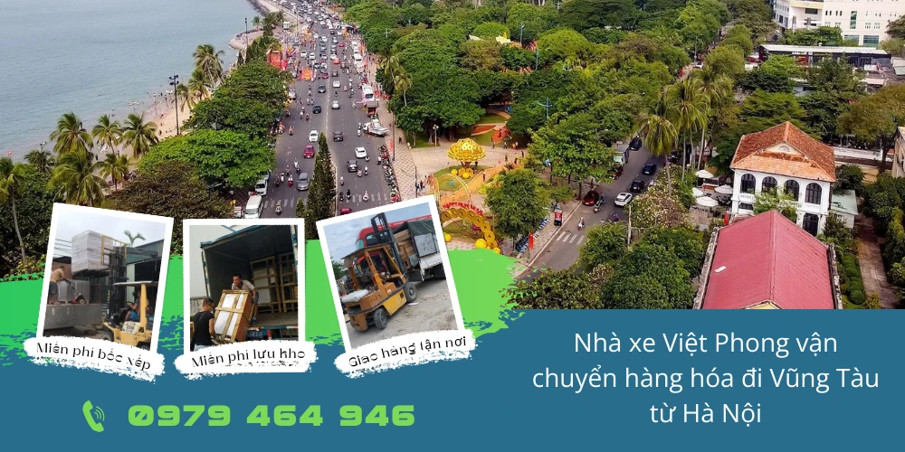 Nhà xe Việt Phong vận chuyển hàng hóa đi Vũng Tàu từ Hà Nội